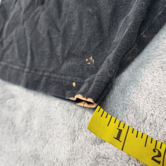 VTG Mickey Mouse Men's Multi Color Block Short Sleeve Hooded Shirt Size L / XL - Picture 7 of 15